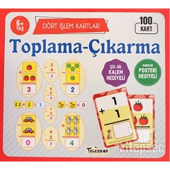 TELESKOP / TOPLAMA ÇIKARMA 6- DÖRT İŞLEM KARTLAR