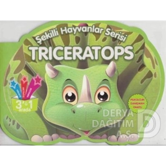 PARILTI / ŞEKİLLİ HAYVANLAR SERİSİ - TRICERATOPS