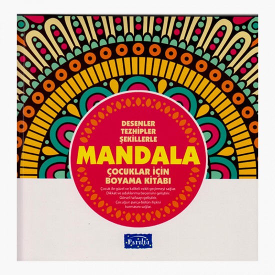 PARILTI / ÇOCUKLAR İÇİN MANDALA -PEMBE