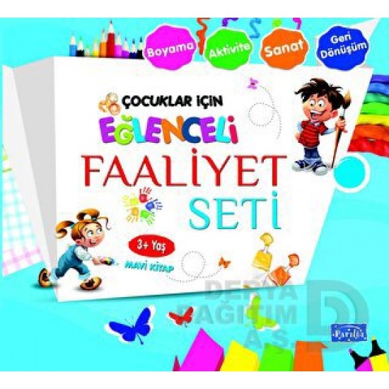 PARILTI / EĞLENCELİ FAALİYET SETİ - MAVİ KİTAP