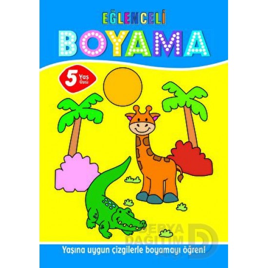 PARILTI / EĞLENCELİ BOYAMA - 5+YAŞ (PASTEL BOYA HEDİYELİ)