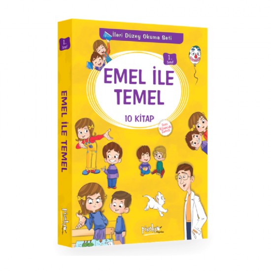 PİNOKYO / 1.SINIF EMEL İLE TEMEL - 10 KİTAP İLERİ DÜZEY OKUMA SETİ