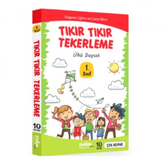 PİNOKYO / 1.SINIF TIKIR TIKIR TEKERLEME - 10 KİTAP (DÜZ)