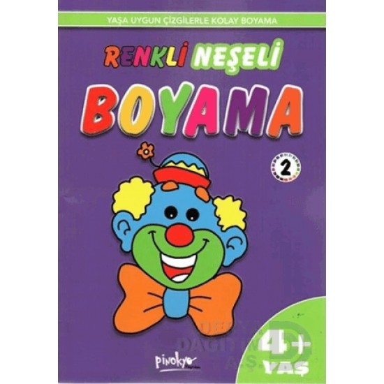 PİNOKYO /  RENKLİ NEŞELİ BOYAMA - 2 (4 +YAŞ)