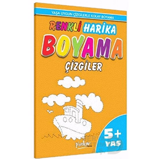 PİNOKYO /  RENKLİ HARİKA BOYAMA - 5 +YAŞ ÇİZGİLER