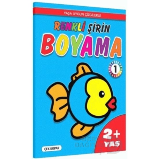 PİNOKYO /  RENKLİ ŞİRİN BOYAMA - 1 (2 +YAŞ)