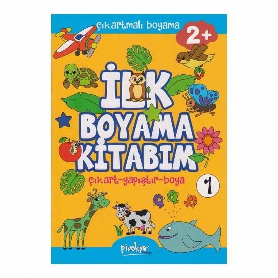 PİNOKYO / İLK BOYAMA KİTABIM  - 2 + 1 ÇIKARTMALI