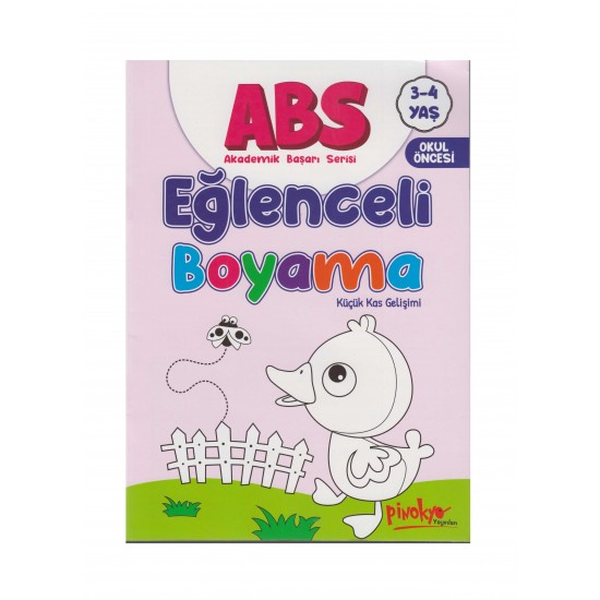 PİNOKYO / ABS EĞLENCELİ BOYAMA  3 - 4 YAŞ