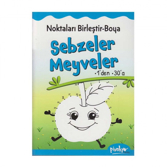 PİNOKYO / NOKTALARI BİRLEŞTİR BOYA - SEBZELER MEYVELER