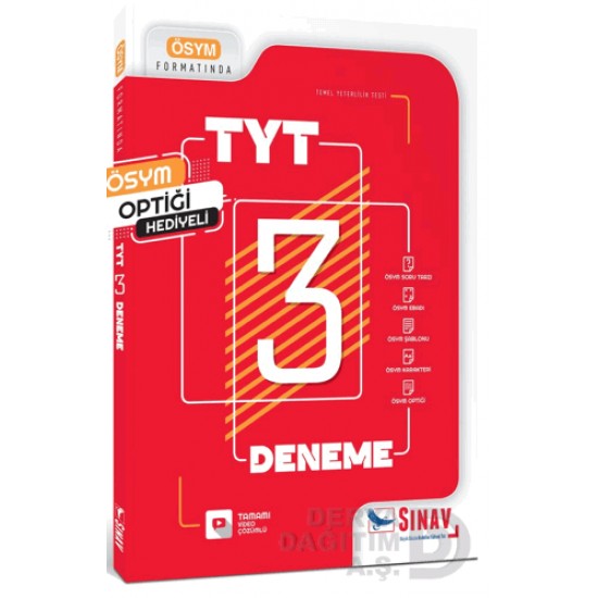 SINAV /  TYT  3 DENEME KİTABI