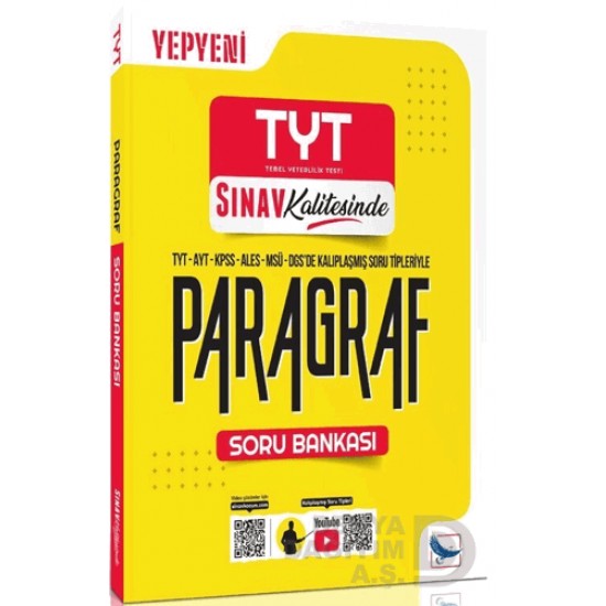 SINAV /  TYT  PARAGRAF SORU BANKASI(SINAVKALİTESİNDE)