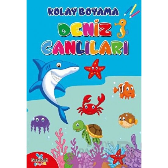 SANCAK / KOLAY BOYAMA - DENİZ CANLILARI