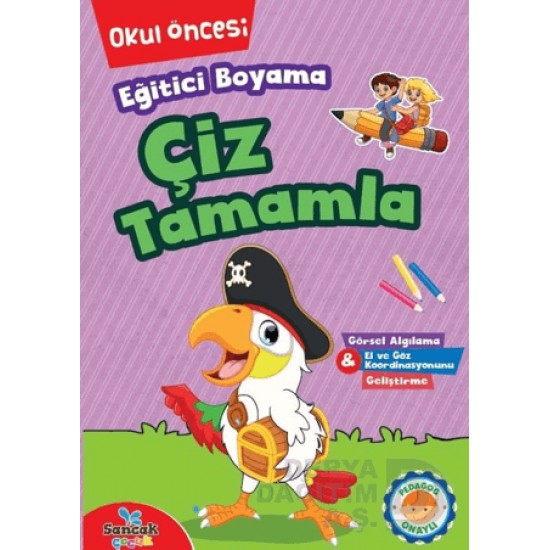 SANCAK / EĞİTİCİ BOYAMA-ÇİZ TAMAMLA