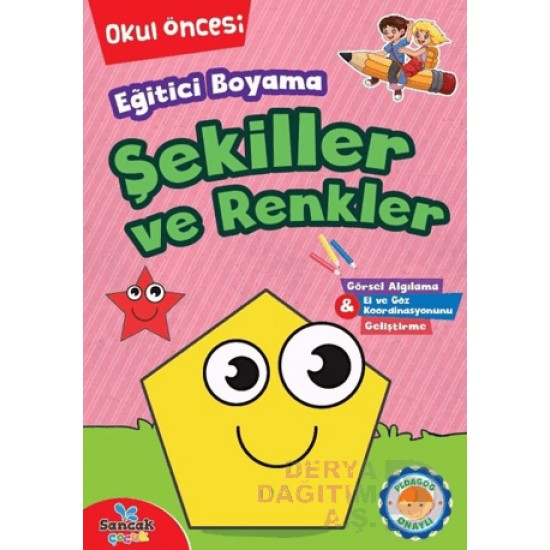 SANCAK / EĞİTİCİ BOYAMA-ŞEKİLLER VE RENKLER