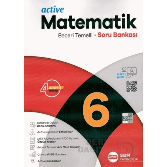 SBM /  6.SINIF ACTİVE MATEMATİK SORU BANKASI(BECERİ TEMELLİ)