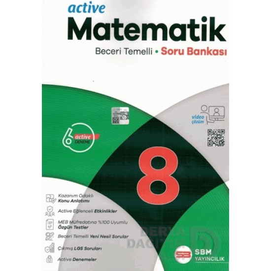 SBM /  8.SINIF ACTİVE MATEMATİK SORU BANKASI(BECERİ TEMELLİ)