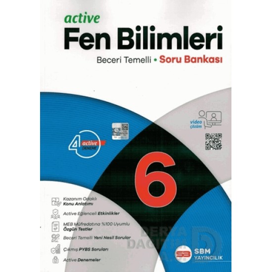 SBM /  6.SINIF ACTİVE FEN BİLİMLERİ SORU BANKASI(BECERİ TEMELLİ)