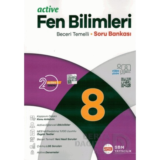 SBM /  8.SINIF ACTİVE FEN BİLİMLERİ SORU BANKASI(BECERİ TEMELLİ)