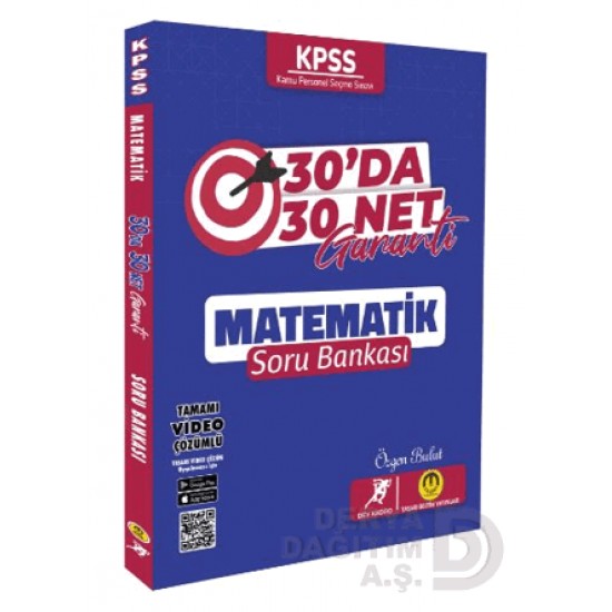 TASARI /  KPSS MATEMATİK 30 DA 30 GARANTİ SORU BANKASI