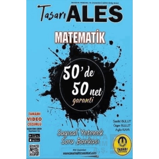 TASARI /  ALES MATEMATİK 50 DE 50 NET GARANTİ SAYISAL YETENEK SB