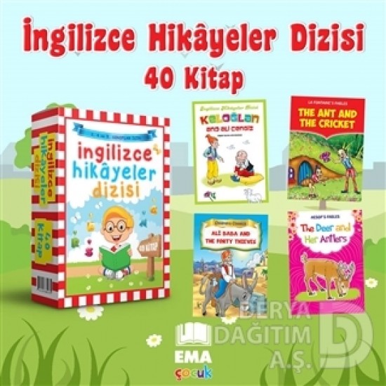 EMA KİTAP / İNGİLİZCE HİKAYE DİZİSİ (40 KİTAP TAKIM)