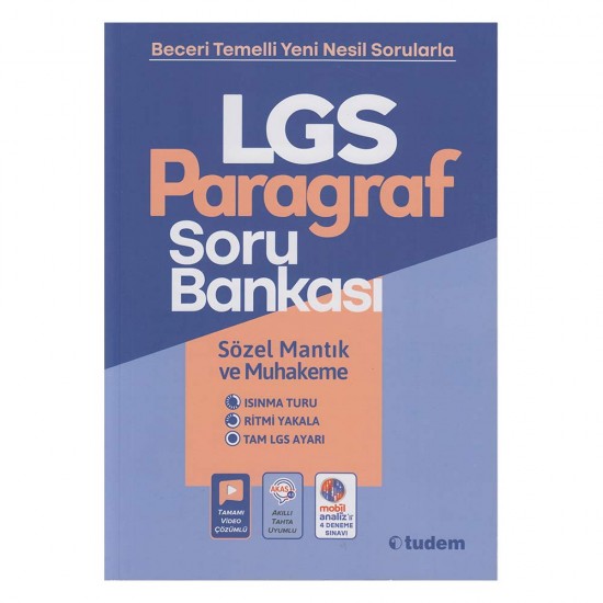 TUDEM / LGS BECERİ TEMELLİ PARAGRAF SORU BANKASI