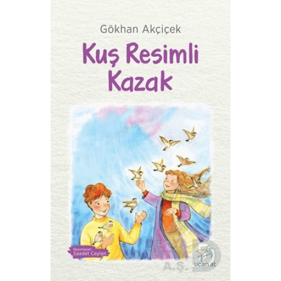 UÇAN AT / KUŞ RESİMLİ KAZAK