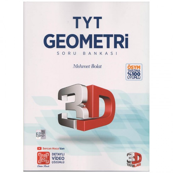 ÜÇD / TYT GEOMETRİ SORU BANKASI (VİDEO ÇÖZÜMLÜ 9383)