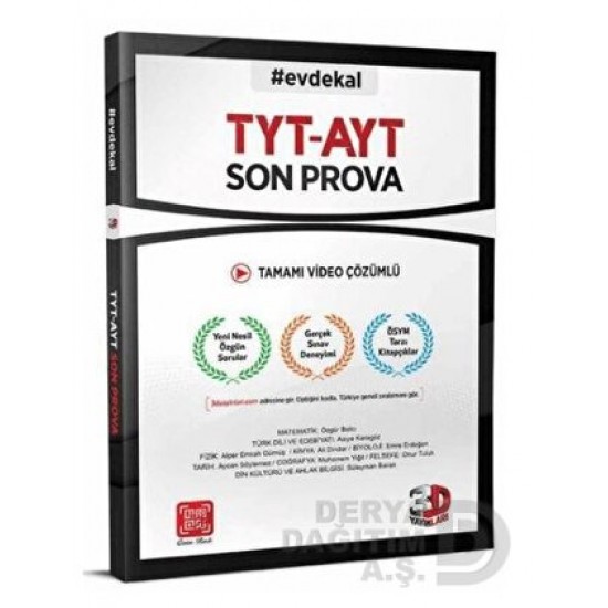 ÜÇD / TYT - AYT SON PROVA DENEMESİ