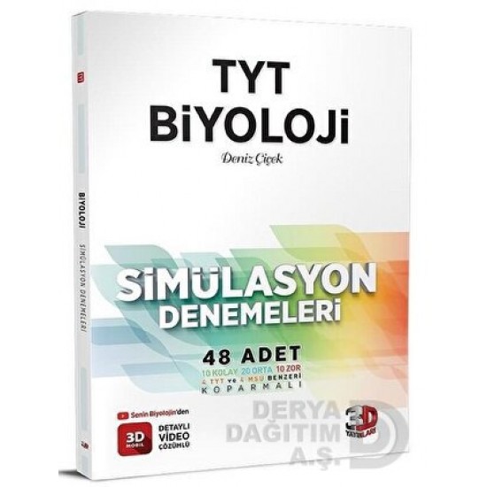 ÜÇD / TYT BİYOLOJİ SİMÜLASYON DENEMELERİ(49833)