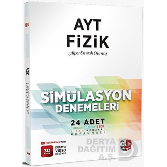 ÜÇD / AYT FİZİK SİMÜLASYON DENEMELERİ (24 ADET 49871)