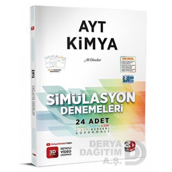 ÜÇD / AYT KİMYA SİMÜLASYON DENEMELERİ (24 ADET 49888)