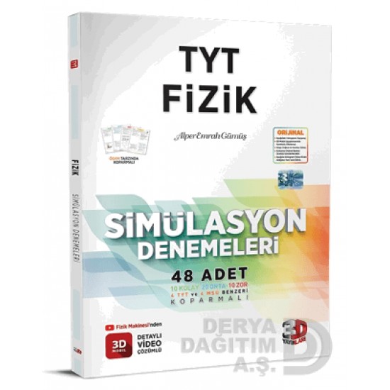 ÜÇD /   TYT FİZİK SİMÜLASYON DENEMELERİ (48 ADET)