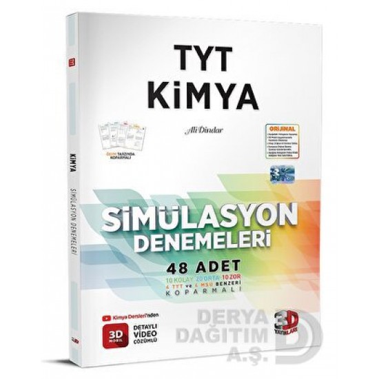 ÜÇD / TYT KİMYA SİMÜLASYON DENEMELERİ(48 ADET )