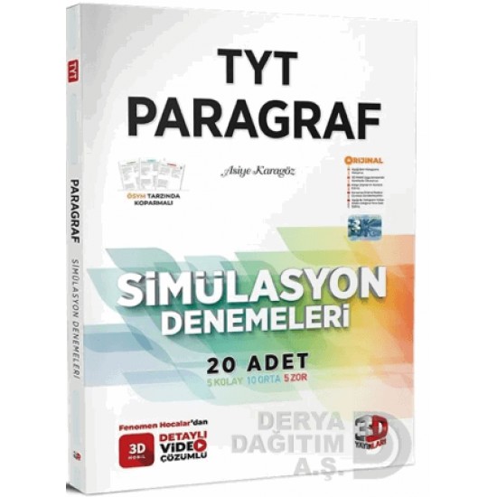 ÜÇD /   TYT PARAGRAF SİMÜLASON DENEMELERİ