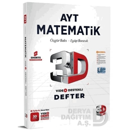 ÜÇD /  AYT MATEMATİK VİDEO DESTEKLİ DEFTER