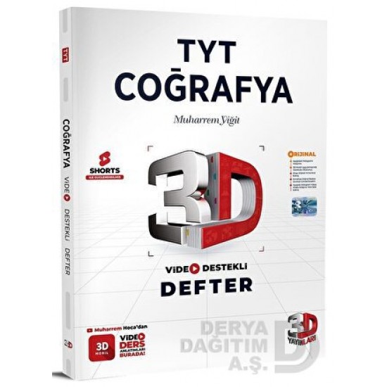 ÜÇD /  TYT COĞRAFYA VİDEO DESTEKLİ DEFTER