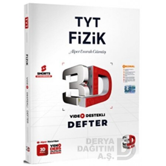 ÜÇD /  TYT FİZİK VİDEO DESTEKLİ DEFTER