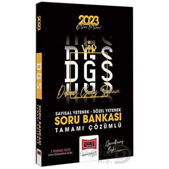 YARGI  /  DGS 2024 VİP (SAY - SÖZ YETENEK 18231 ) SORU BANKASI