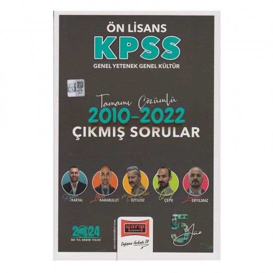 YARGI  /   KPSS ÖN LİSANS 10 -22 ÇIKMIŞ SORULAR (5YÜZ)