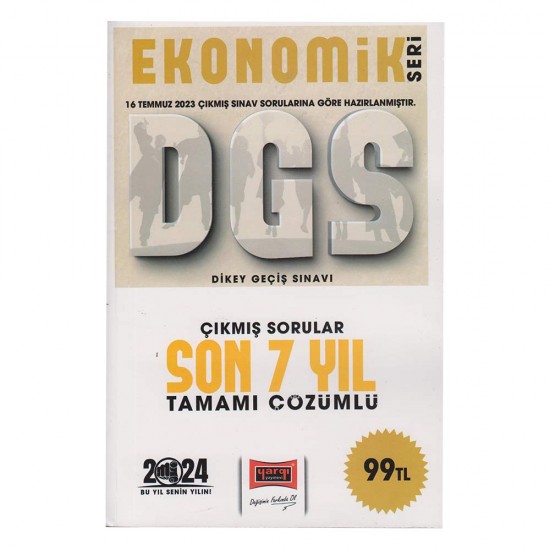 YARGI  /  DGS 2024 EKONOMİK SON 7 YIL ÇIK.SORULAR