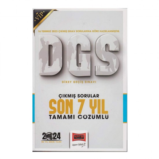 YARGI  /   DGS 2024 VİP SON 7 YIL ÇIKMIŞ SORULAR