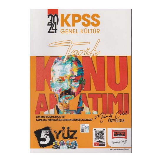 YARGI  /   KPSS 2024 GENEL KÜLTÜR TARİH KA (5YÜZ)