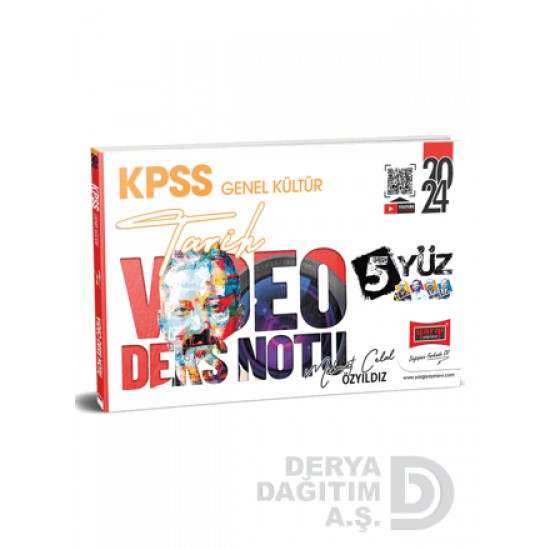 YARGI  /   KPSS 2024 GENEL K. TARİH V.D.NOTLARI (5 YÜZ)