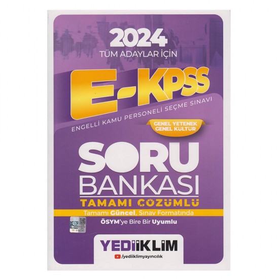 YEDİİKLİM /   E - KPSS 2024 TÜM ADAYLAR SORU BANKASI (GYK)