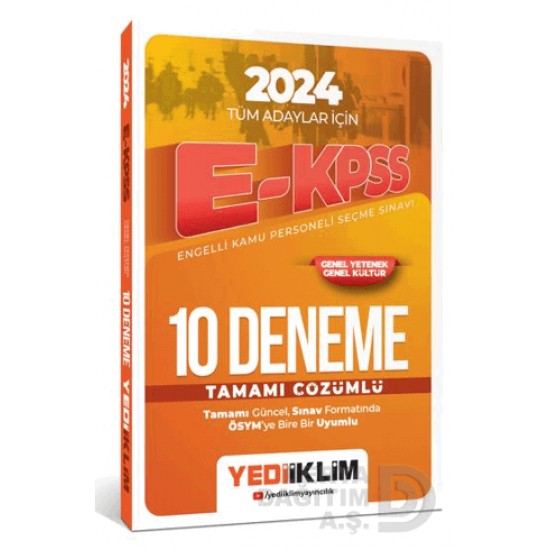 YEDİİKLİM /   E - KPSS 2024 TÜM ADAYLAR 10 DENEME (GYK)