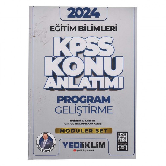 YEDİİKLİM /   KPSS 2024 EĞİTİM BİL.MÖDÜLER SET  KONU ANLATIMLI