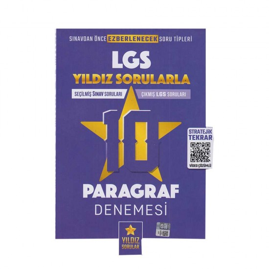 YILDIZ /  LGS YILDIZ SORULARLA 10 PARAGRAF DENEMESİ