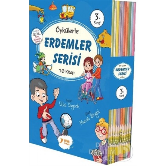 YUVA  / ERDEMLER SERİSİ - 10 KİTAP 3.SINIF