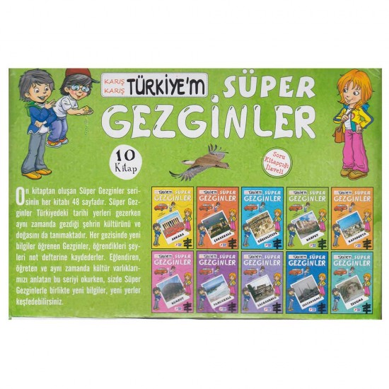 YUVA  /   3 - 4  SINIF SÜPER GEZGİNLER (10 KİTAP)